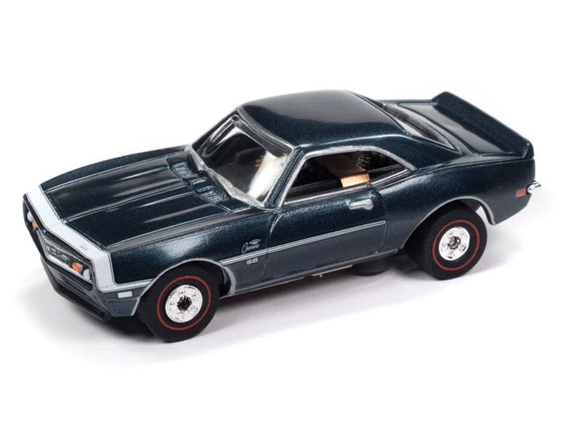 Auto World 1968 Chevrolet Camaro (Blue) Yenko Thunderjet HO Slot Car