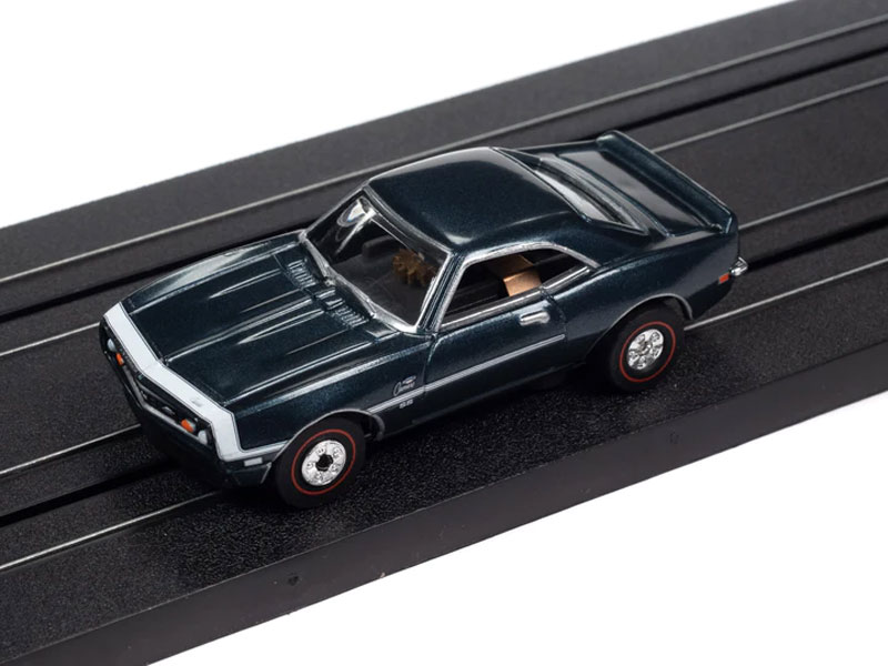 Auto World 1968 Chevrolet Camaro (Blue) Yenko Thunderjet HO Slot Car
