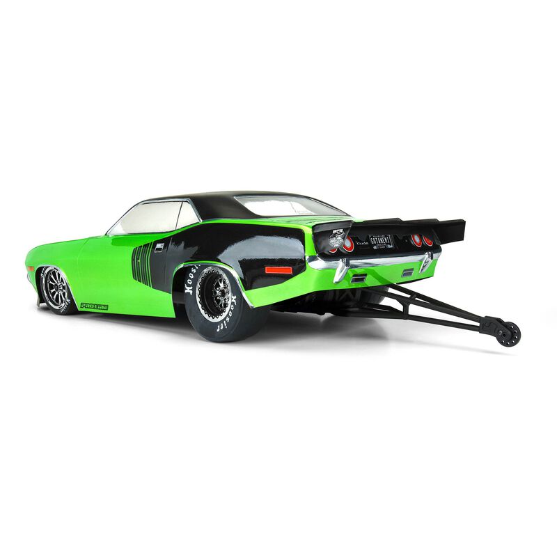 Pro-Line 1972 Plymouth Barracuda Clear Body: Losi 22S, Drag Slash, & AE DR10