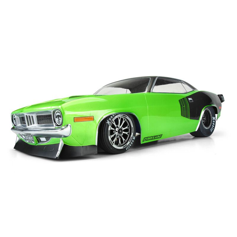 Pro-Line 1972 Plymouth Barracuda Clear Body: Losi 22S, Drag Slash, & AE DR10