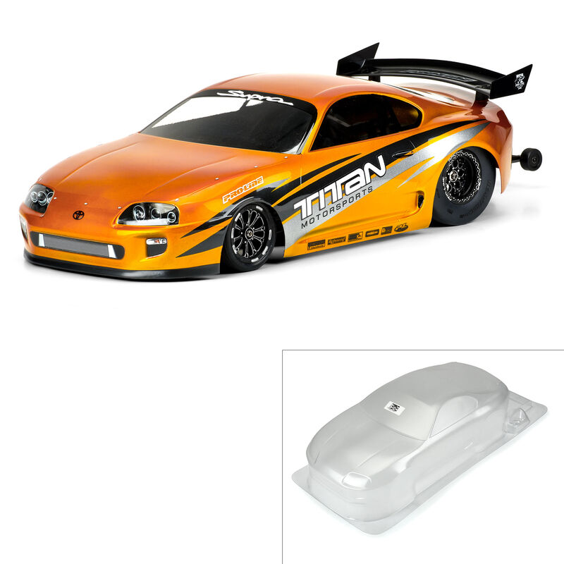 Pro-Line 1995 Toyota Supra Clear Body: Losi 22S, Drag Slash, & AE