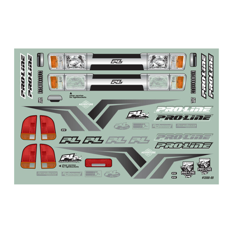 Pro-Line Cliffhanger High Performance Clear Body for 12.3