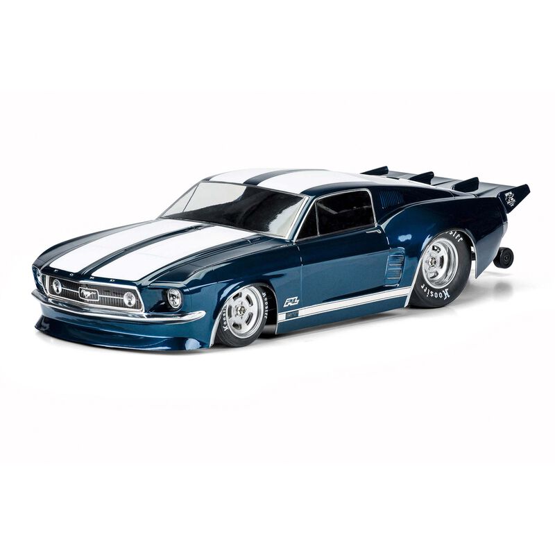 Pro-Line 1967 Ford Mustang Clear Body for Losi 22S No Prep Drag Car, Drag Slash, & AE DR10