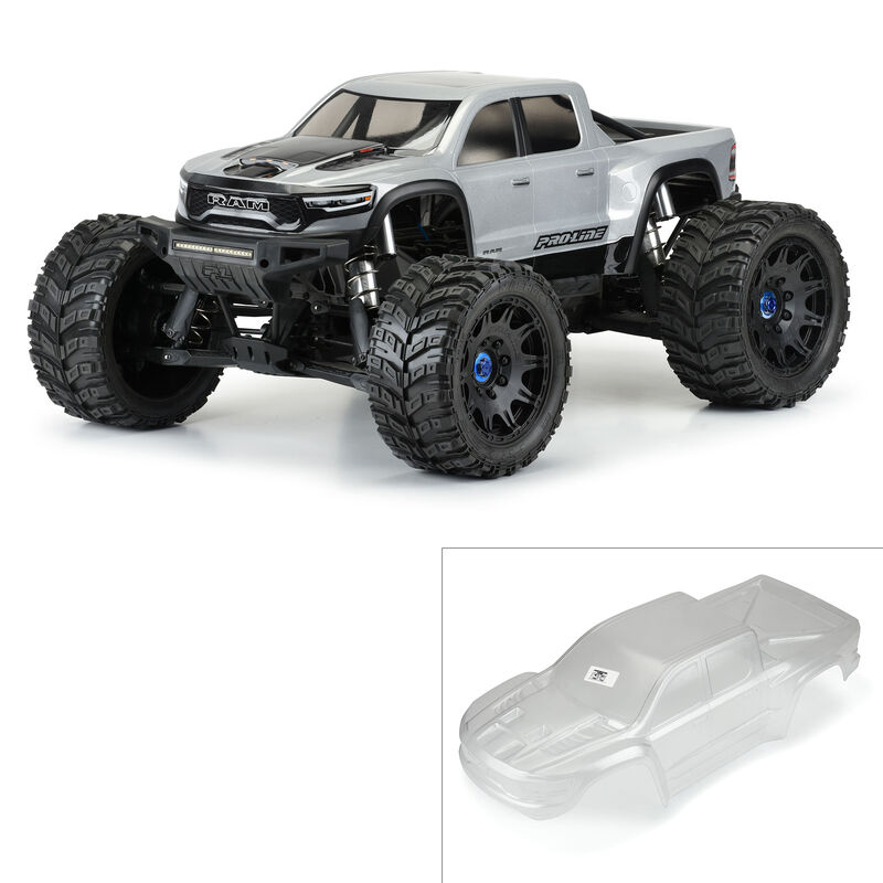 Pro-Line Masher X HP BELTED 5.7” Tires MTD 24mm Blk Raid 8x48 Hex F/R