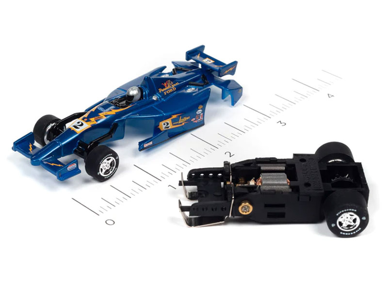 Auto World 2014 Indy Car (JL Special Blue #2) Super III HO Slot Car