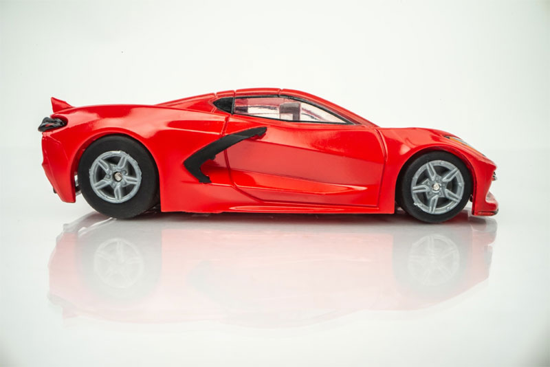AFX Corvette C8 Torch Red Mega G+ HO Slot Car