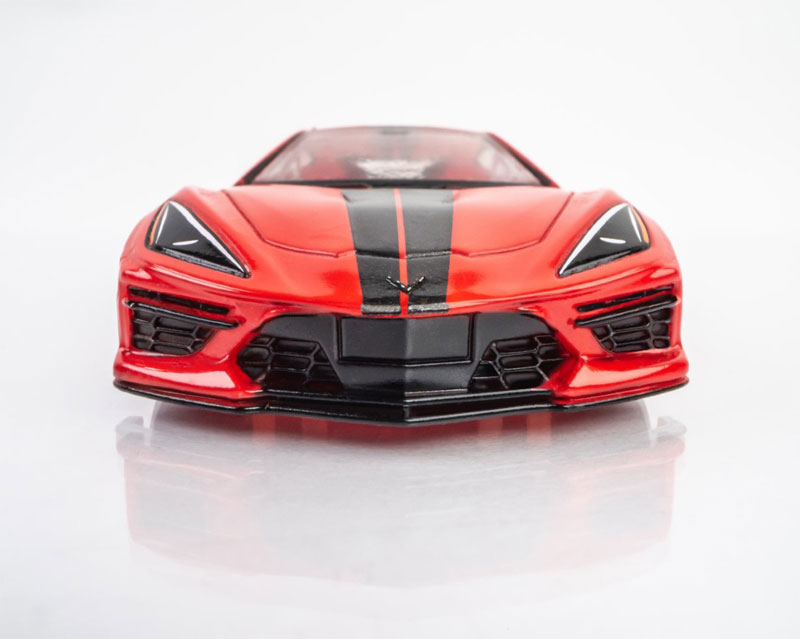 AFX Corvette C8 Torch Red Mega G+ HO Slot Car