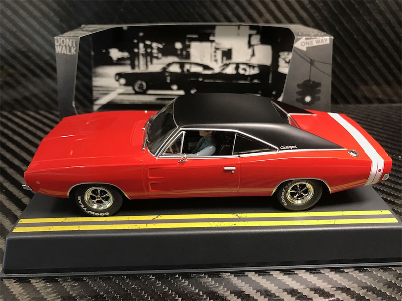 Pioneer 1968 Dodge Charger Hemi 426, Red 1/32 Slot Car