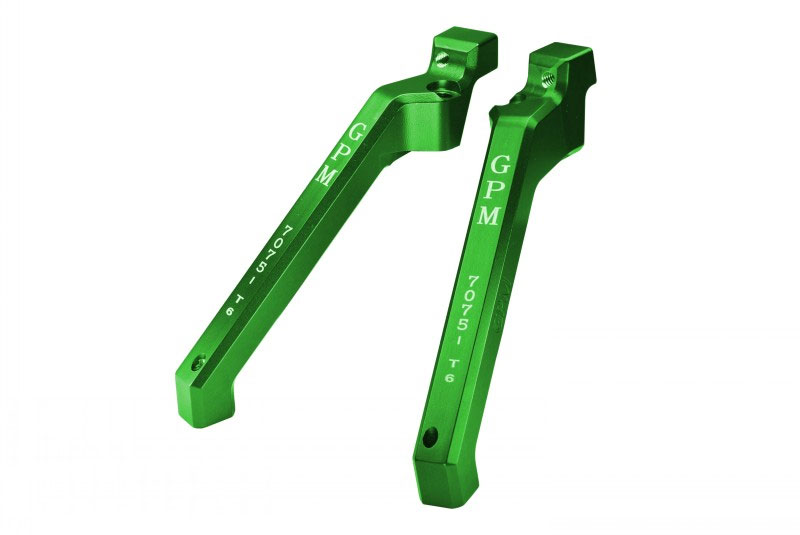 GPM Aluminum 7075-T6 Rear Chassis Brace for Sledge (Green)