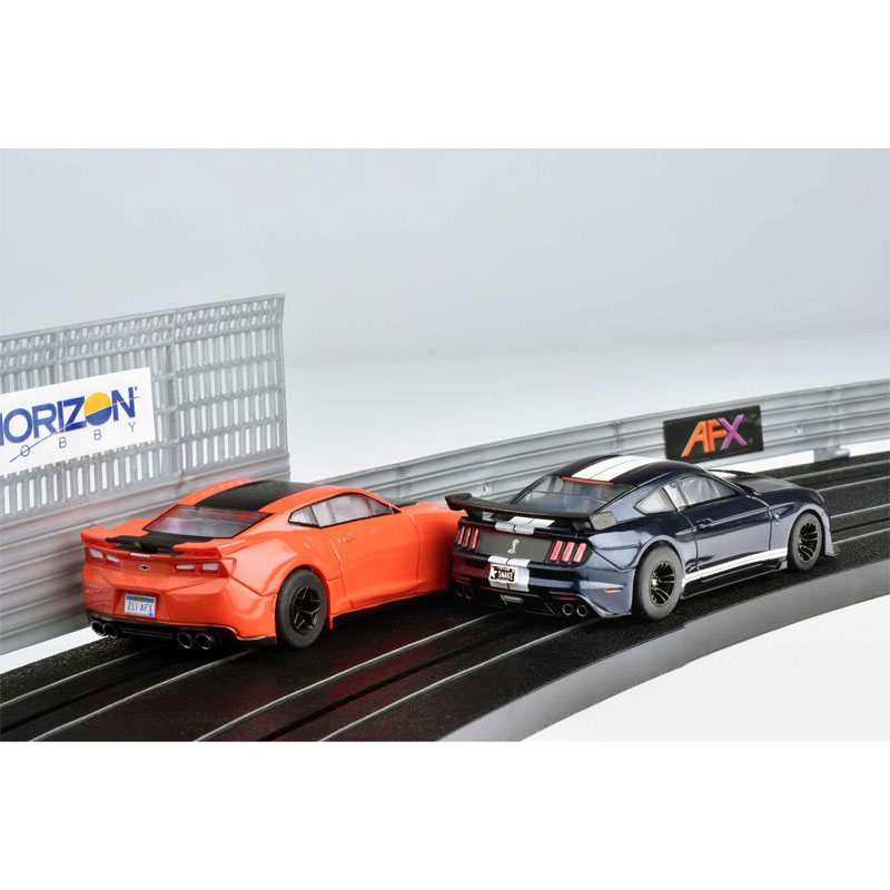 AFX Horsepower Shootout 23-Foot Mega G+ HO Slot Car Race Set