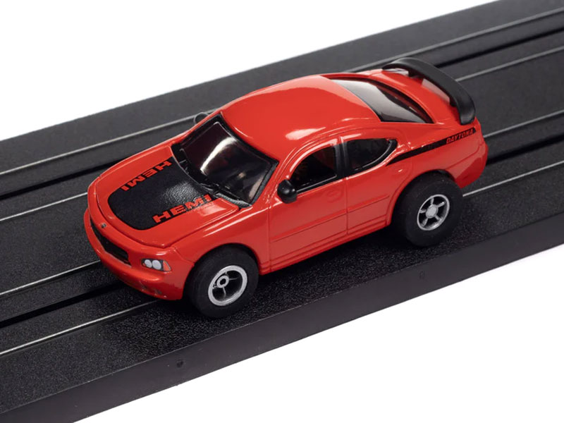 Auto World 2007 Dodge Charger SRT8 (Red) X-Traction HO Slot Car