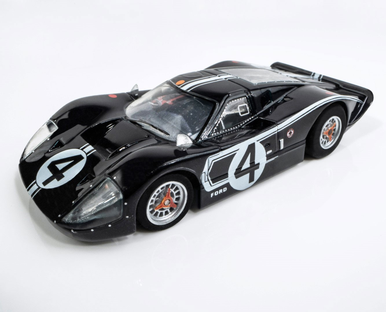 AFX Ford GT40 MKIV #4 LeMans Mega G+ HO Slot Car