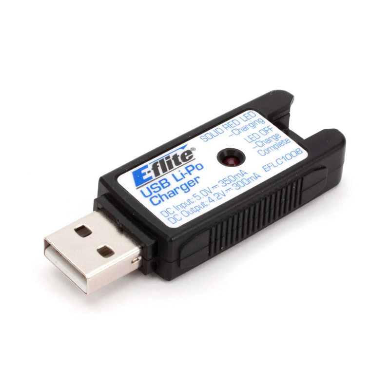 E-Flite 1S USB Li-Po, 300mA Charger