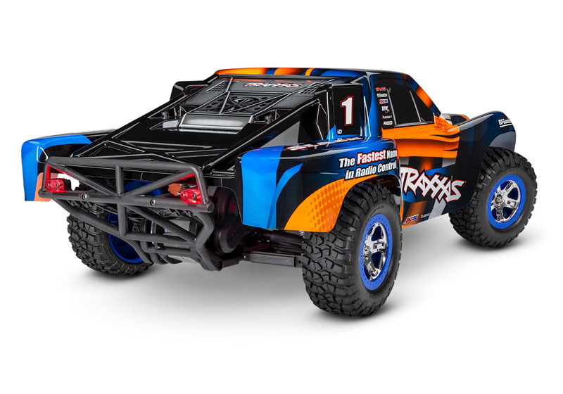 Traxxas Slash RTR 1/10 2WD Short Course Racing RC Truck w/Quick Charger and LED Lights