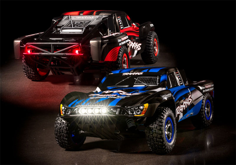 Traxxas Slash RTR 1/10 2WD Short Course Racing RC Truck w/Quick Charger and LED Lights