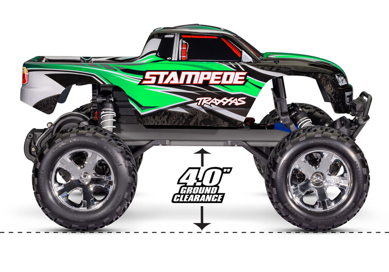 Traxxas Stampede XL-5 2WD RTR RC Truck w/ID Battery & Quick Charger and LED Lights