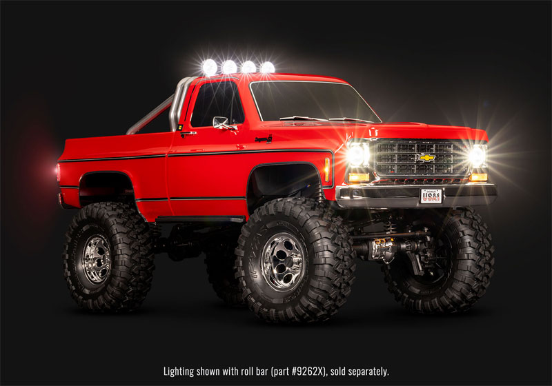 Traxxas Roll Bar with Left & Right Roll Bar Mounts (Assembled with LED Light Bar): #9212 body