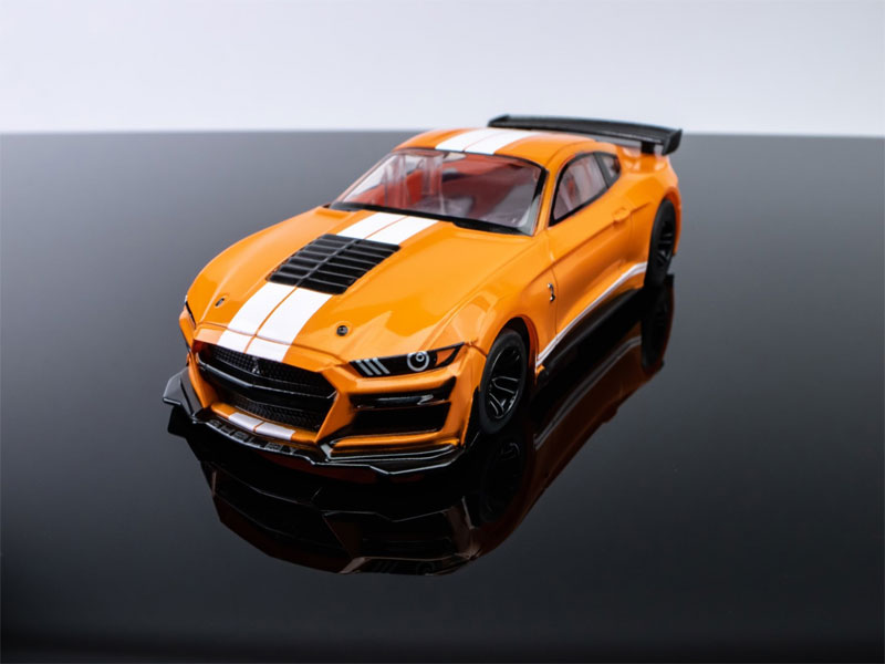 AFX 2021 Ford Mustang Shelby GT500 Twister Orange Mega G+ HO Slot Car