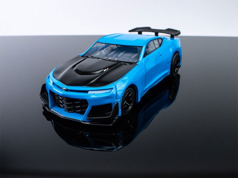 AFX Chevy Camaro 1LE Rapid Blue Mega G+ HO Slot Car