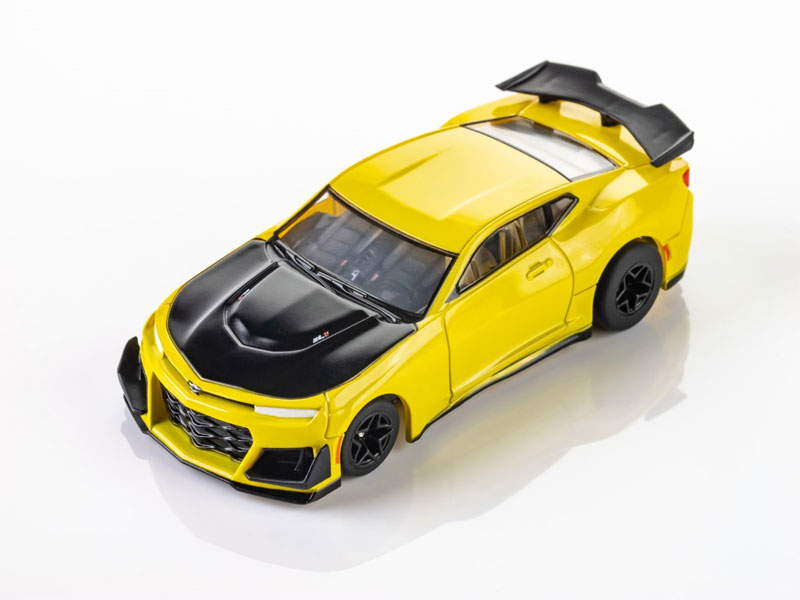AFX 2021 Chevy Camaro ZL1 1LE Shock Yellow Mega G+ HO Slot Car