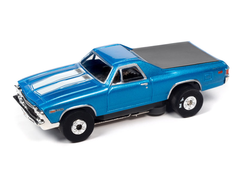 '69 Chevy El Camino, BADMAN,限定hoスロットカー Auto World 1969 Chevrolet El Camino (Blue) Thunderjet HO Slot Car
