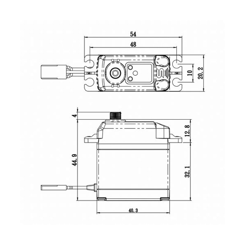 Savox SA-1230SG Monster Torque Steel Gear Coreless Digital Servo (500oz @ 6V)