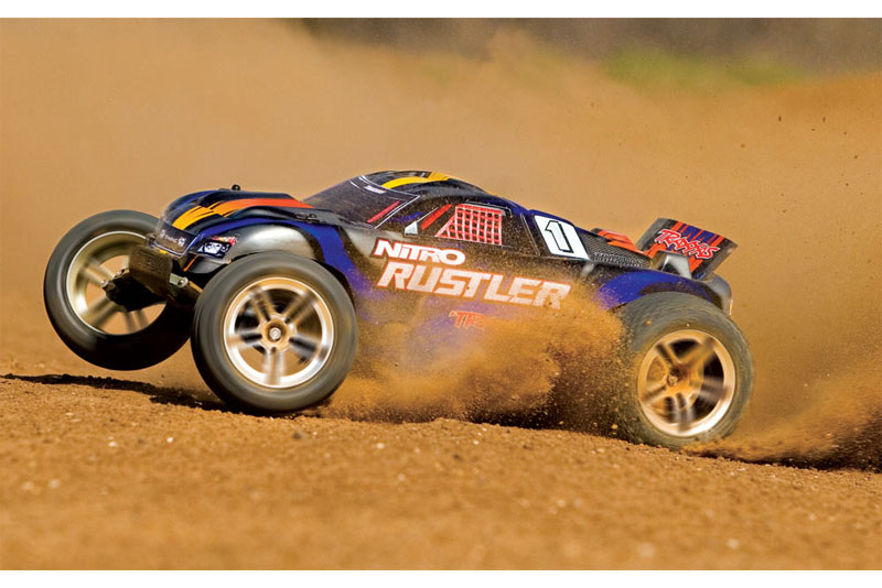 Traxxas Nitro Rustler 2WD Stadium Truck with TSM