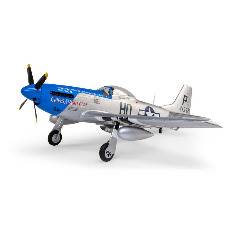 E-Flite P-51D Mustang 1.2m BNF Bind-N-Fly Basic with AS3X and SAFE