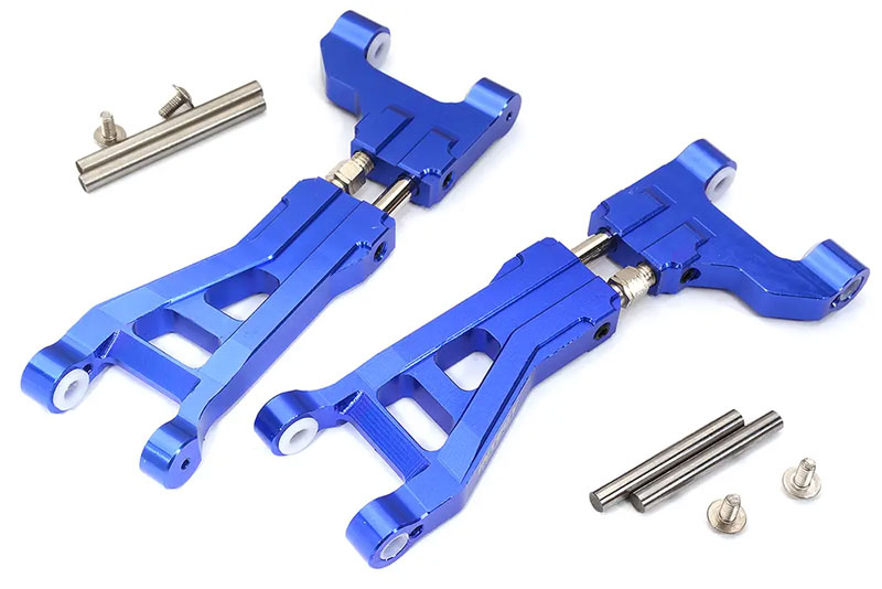 Integy (Blue) Billet Machined Upper Suspension Arms: Maxx w/ WideMAXX