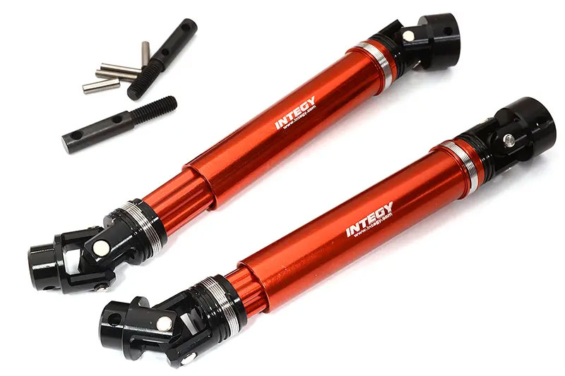 Integy (Red) Universal Drive Shafts: Maxx w/ WideMAXX