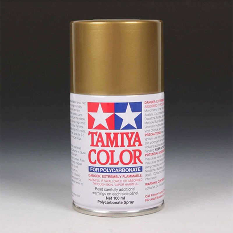 Tamiya Polycarbonate RC Body Spray Paint (3 oz): Gold