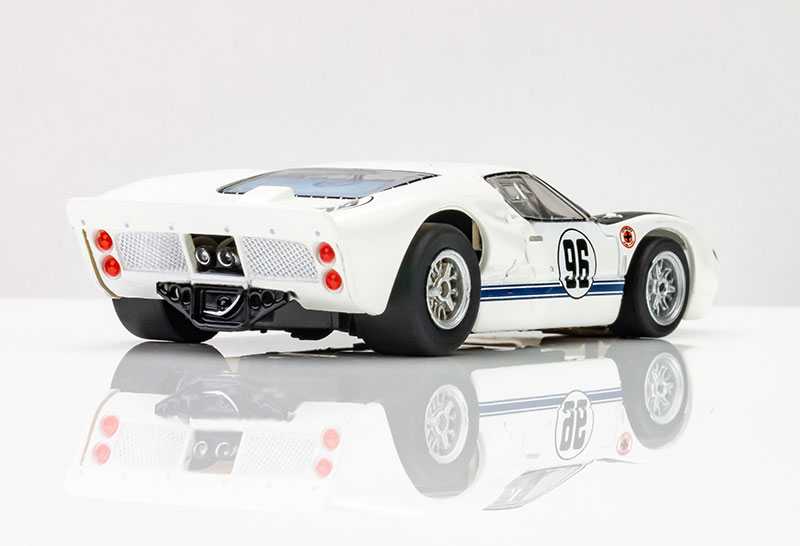 AFX Ford GT40 MKII Daytona #96 White/Black/Blue/Gold Mega G+ HO