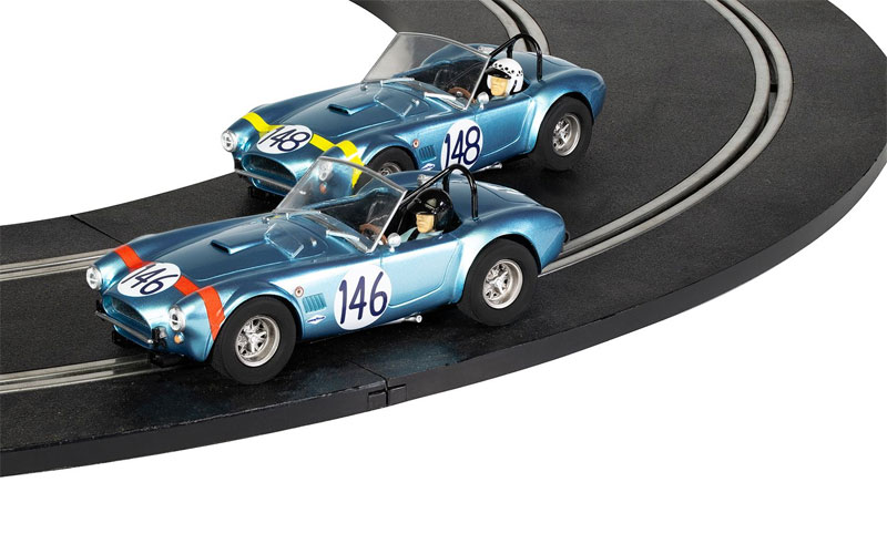 Scalextric Shelby Cobra 289 - 1964 Targa Florio Twin Pack 1/32 Slot Car