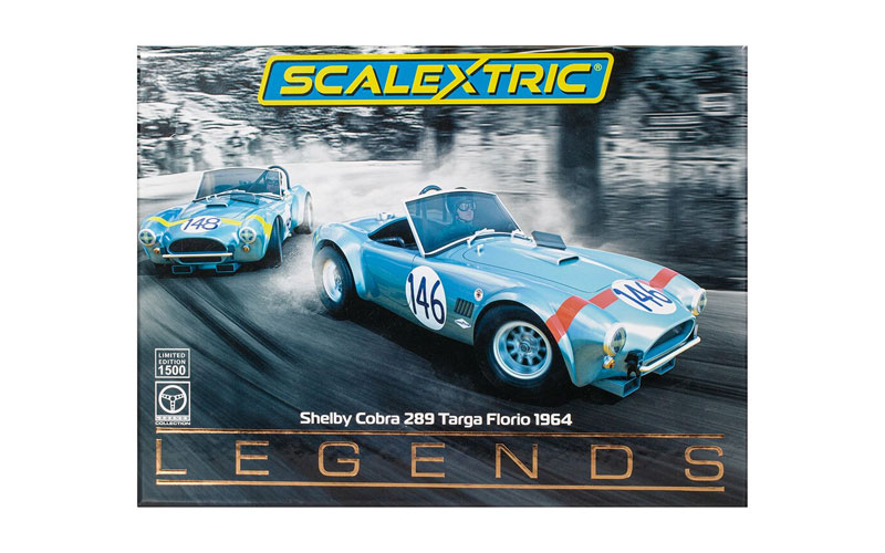 Scalextric Shelby Cobra 289 - 1964 Targa Florio Twin Pack 1/32 Slot Car