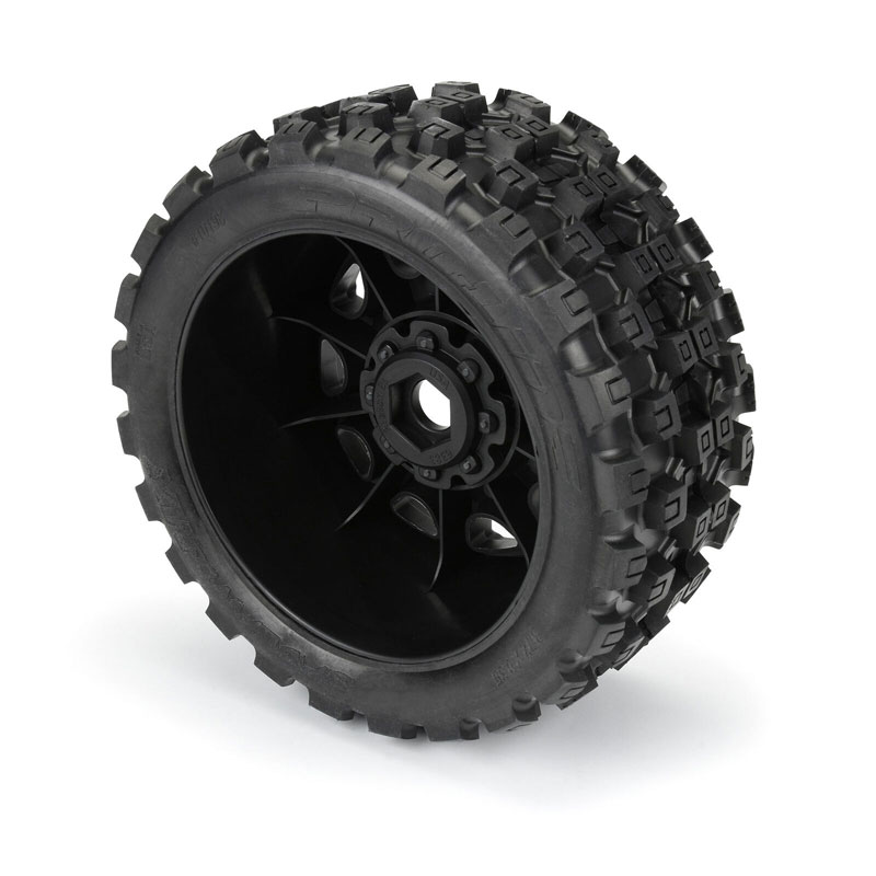 Pro-Line (Black) 1/6 Badlands MX57 Front/Rear 5.7” Tires Mounted