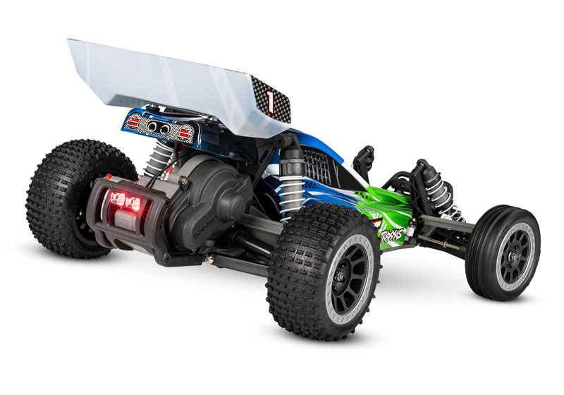 Traxxas Bandit XL-5 RTR 1/10 RC Buggy w/Battery & Fast Charger with LED Lights - Rear