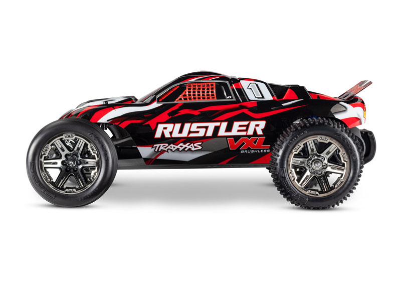 Traxxas Rustler VXL Brushless RTR RC Truck 70+MPH LiPo Combo