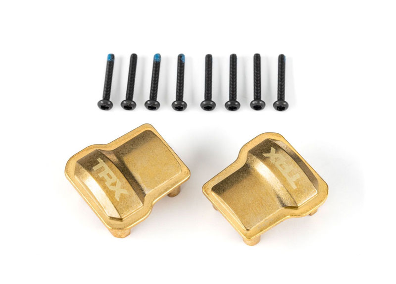 Traxxas Brass (8 Grams Each) Axle Covers with Hardware