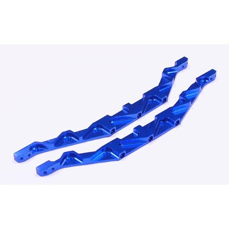 Integy Aluminum Chassis Brace Set (Blue): Traxxas E-Maxx 16.8V & Brushless