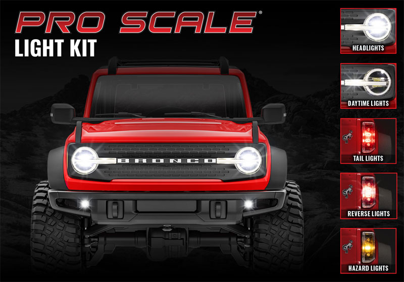 Traxxas TRX-4m Bronco Pro Scale Light Set