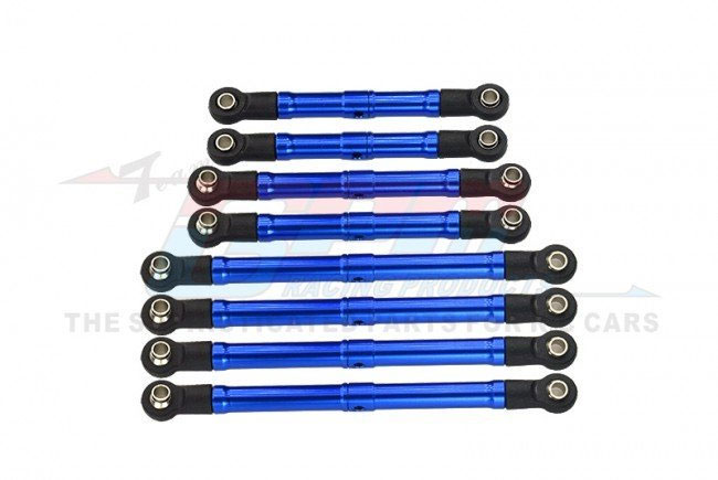 GPM (Blue) Aluminium 6061-t6 Adjustable Tie Rods: TRX-4M