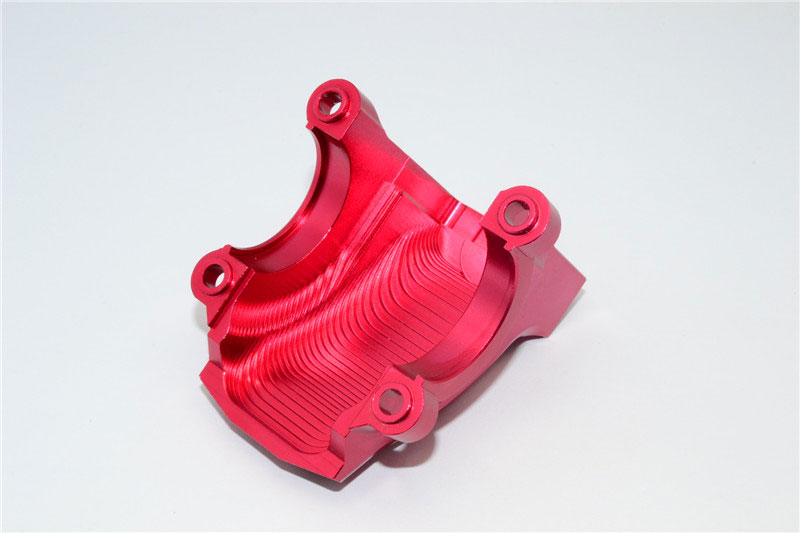 GPM Red Aluminum Front/Rear Gearbox Cover