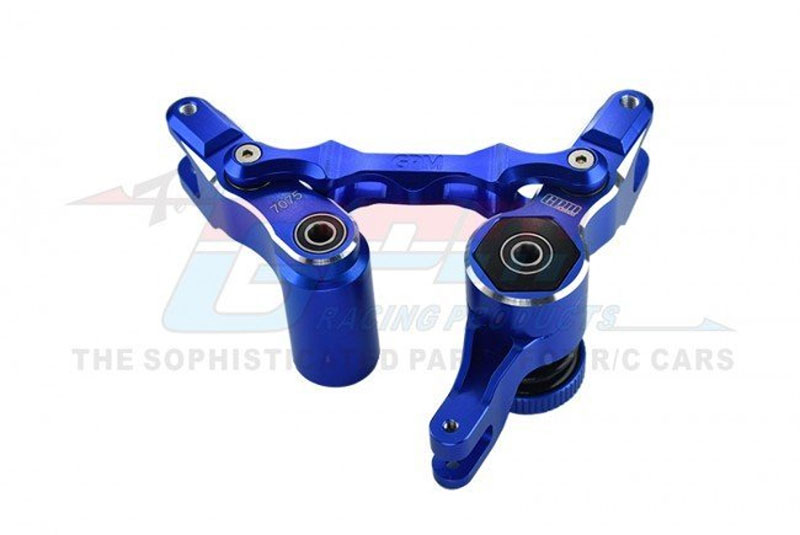 GPM Blue Aluminum 7075-T6 Front Steering Assembly