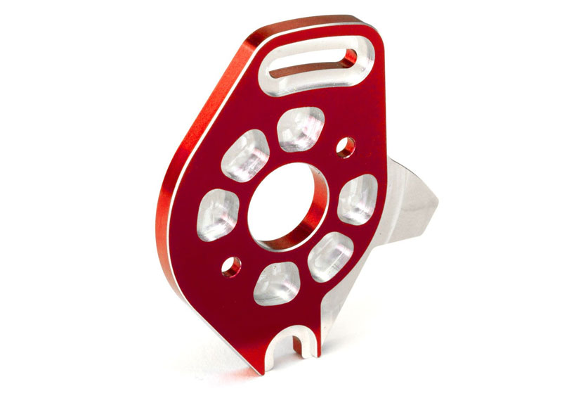 Traxxas Motor Plate 6061-T6 Aluminum (Red-Anodized)