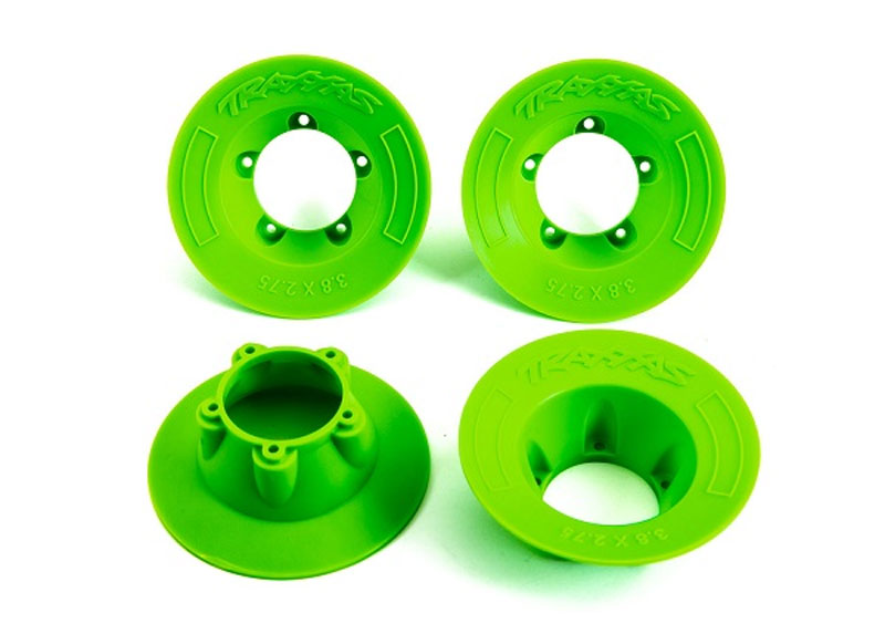 Traxxas Green Wheel Covers for #9572 Wheels