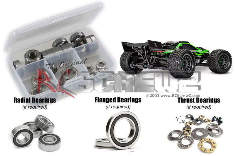 RC Screwz Traxxas XRT (78086-4) Rubber Shielded Bearing Kit