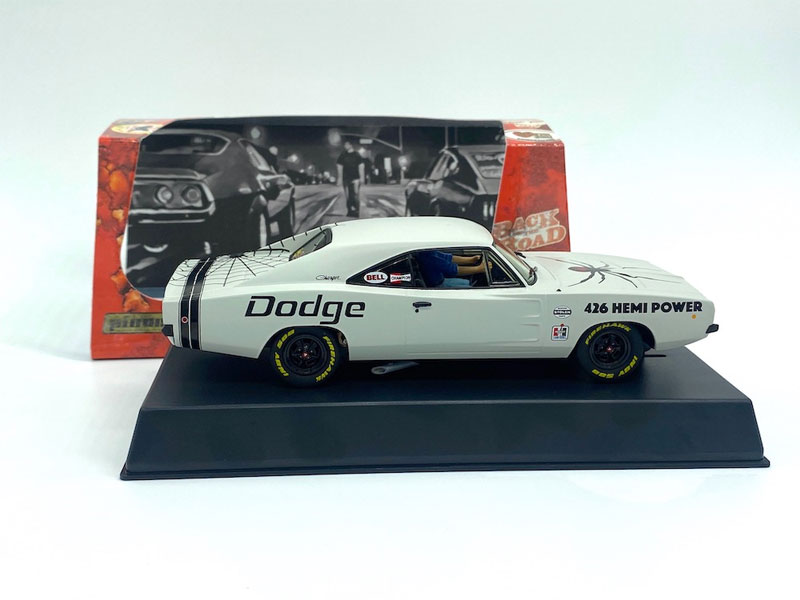 Pioneer Dodge Hemi Charger 'Black Widow' Street Racer (Ice White