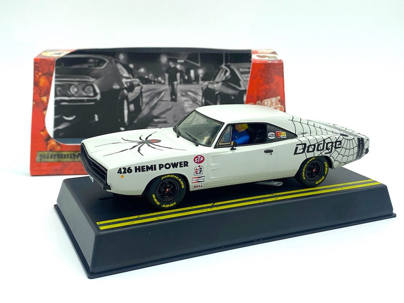Pioneer Dodge Hemi Charger 'Black Widow' Street Racer (Ice White