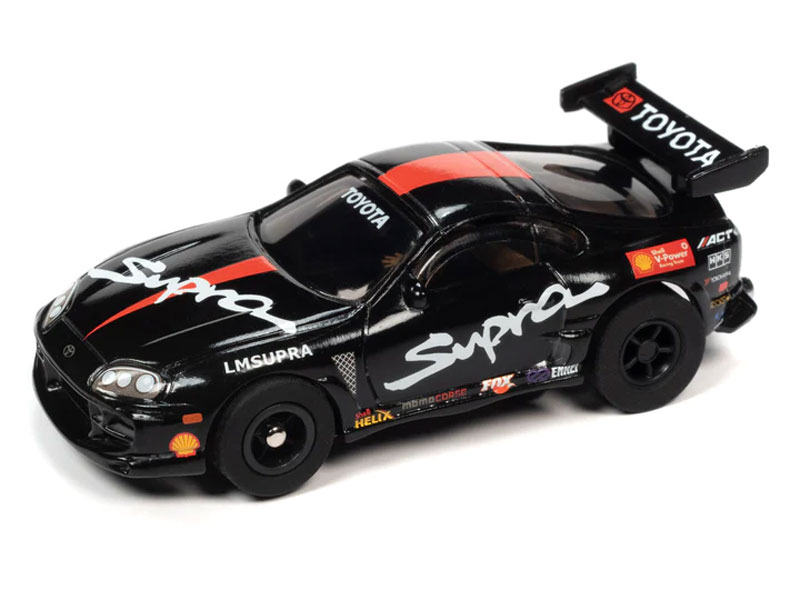 Auto World 1994 Toyota Supra (Black) X-Traction HO Slot Car