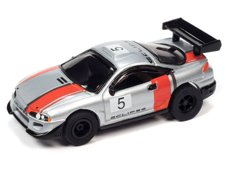 Auto World 1995 Mitsubishi Eclipse (Silver) X-Traction HO Slot Car